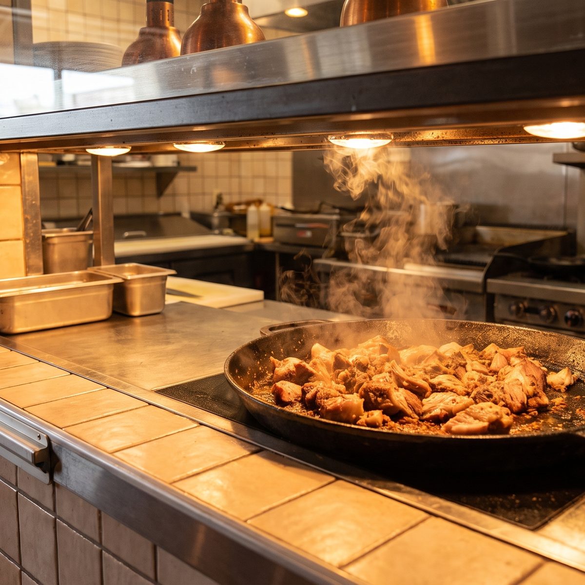 The open kitchen