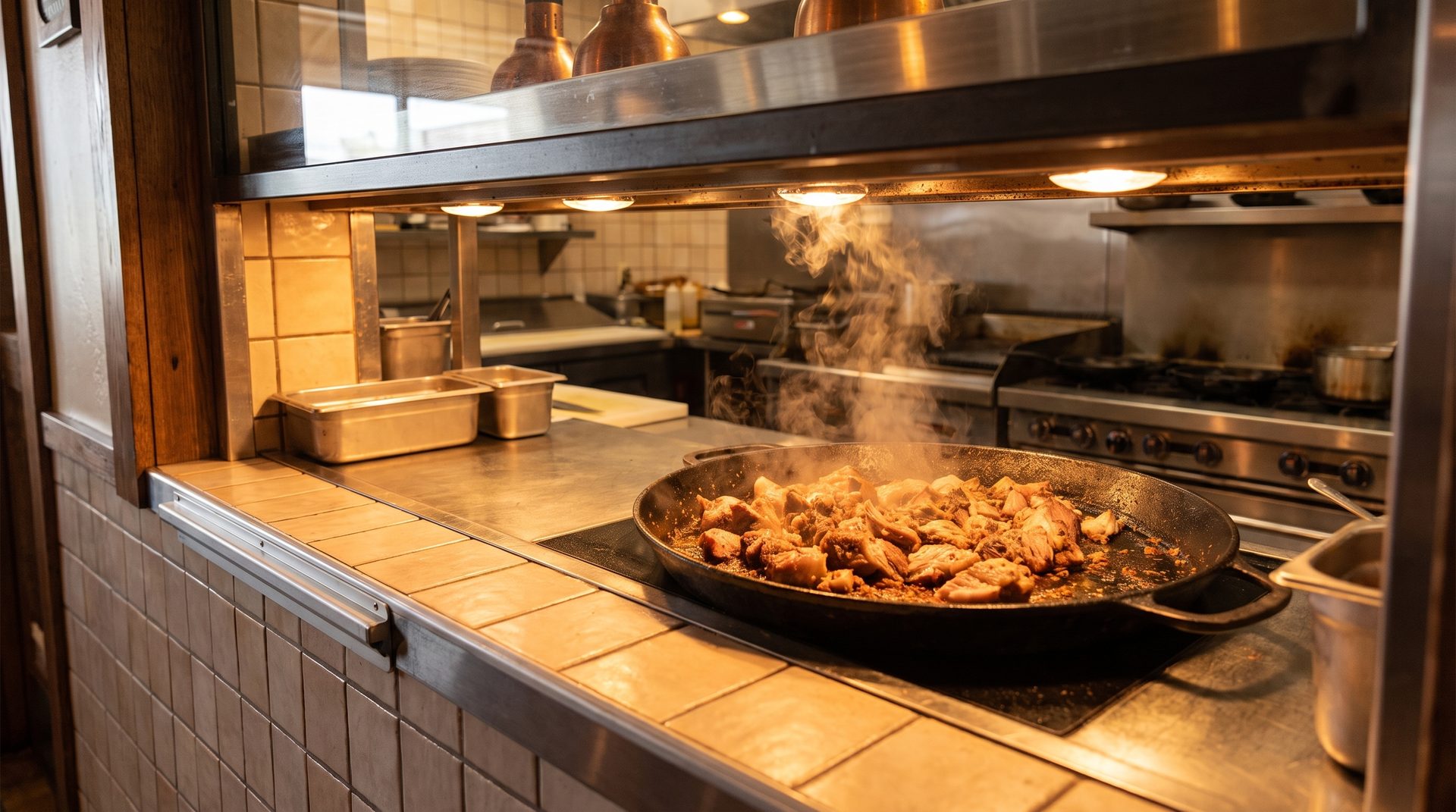 The open kitchen